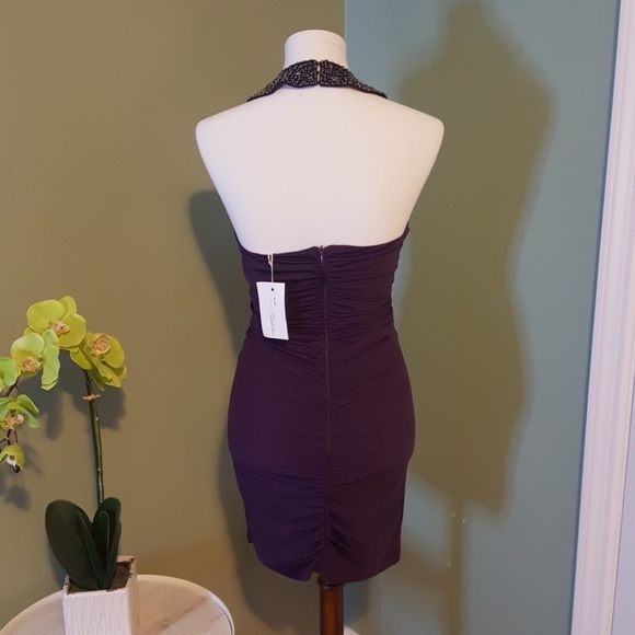NWT Nikibiki Beaded Halter Dress - Picture 3 of 5